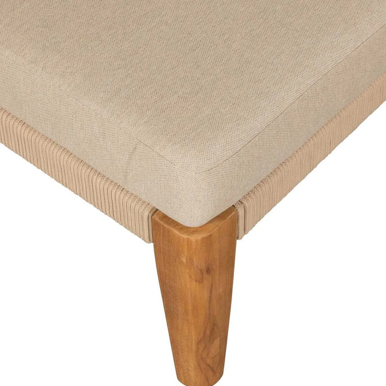 mutoni living Garten Hocker San Remo Teak Sand> Gartenhocker