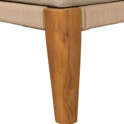 mutoni living Garten Hocker San Remo Teak Sand> Gartenhocker