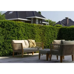 mutoni living Garten Hocker San Remo Teak Sand><noscript><img width=