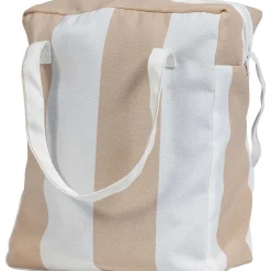 mutoni living Garten Hocker Sit Aufblasbar Sand/Weiss Gestreift><noscript><img width=