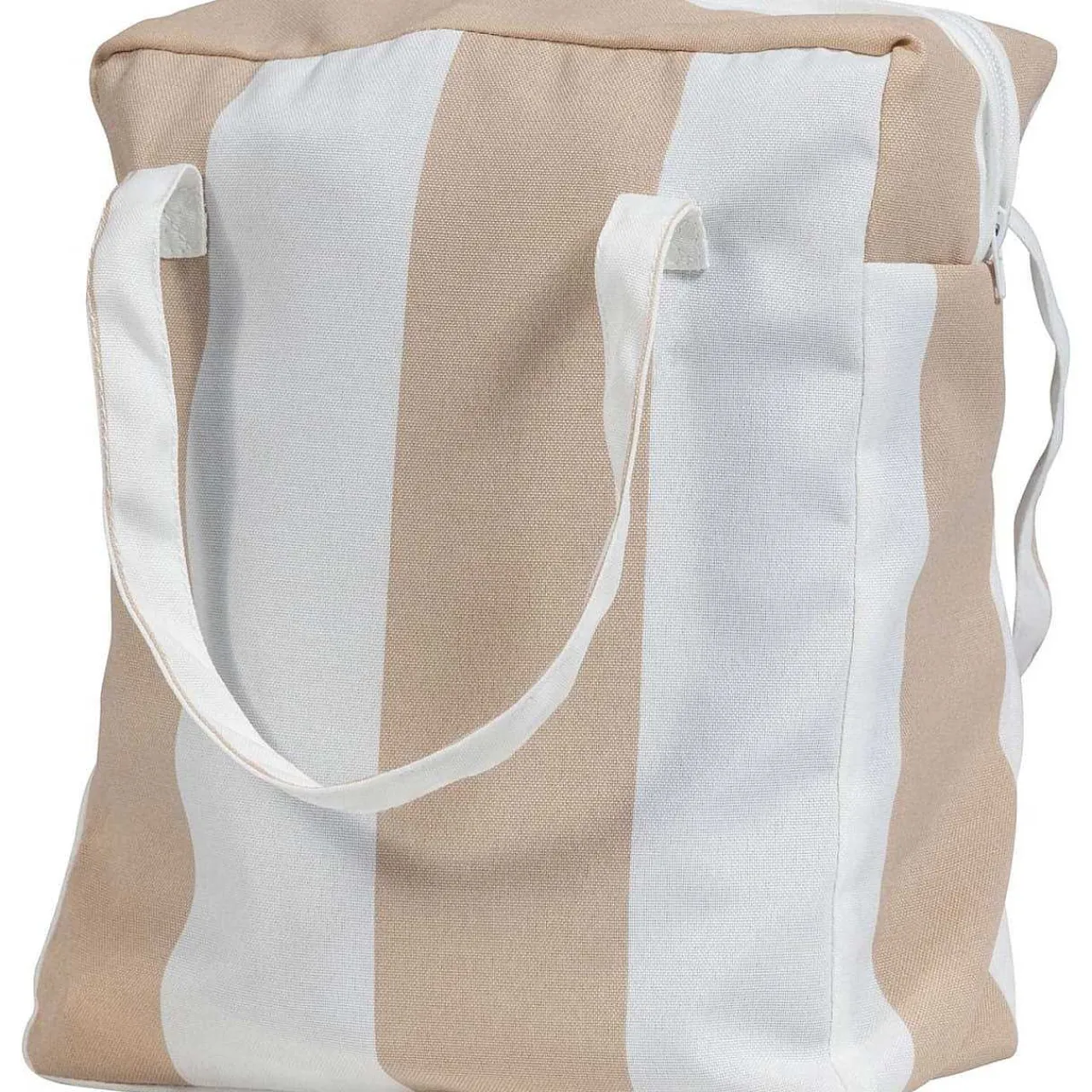 mutoni living Garten Hocker Sit Aufblasbar Sand/Weiss Gestreift> Gartenhocker