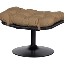 mutoni living Garten Hocker Vive Polyrattan Hellbraun> Gartenhocker