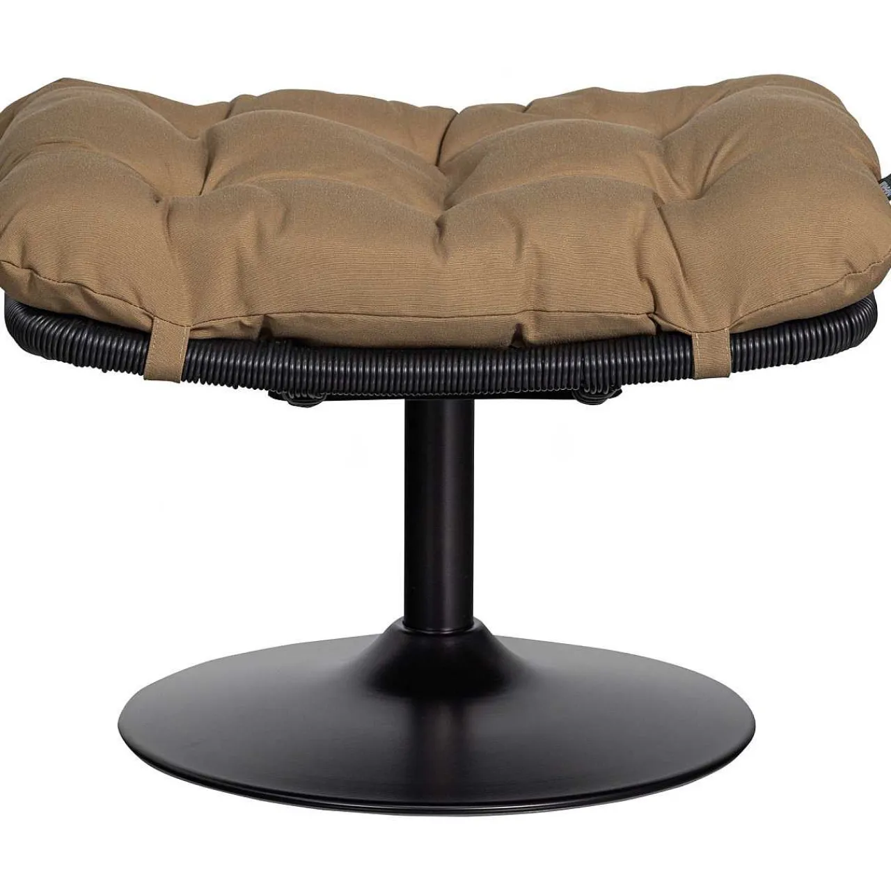 mutoni living Garten Hocker Vive Polyrattan Hellbraun> Gartenhocker