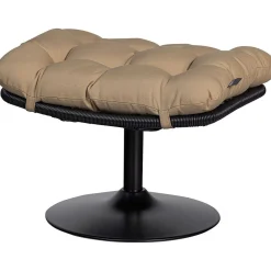 mutoni living Garten Hocker Vive Polyrattan Sand> Gartenhocker