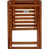 mutoni pleasure Garten Klapphocker Tacoma Eukalyptus Braun> Gartenhocker