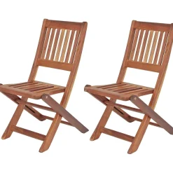 mutoni pleasure Garten Klappstuhl Montana Eukalyptus Natur (2-Er Set)> Klappstühle