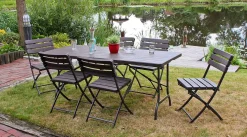 mutoni pleasure Garten Klappstuhl Tabora Braun><noscript><img width=