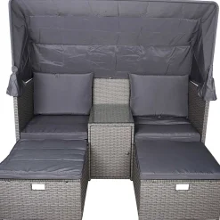 mutoni pleasure Garten Liegeinsel Saint-Tropez Grau><noscript><img width=