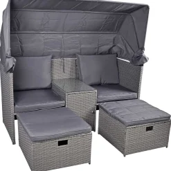 mutoni pleasure Garten Liegeinsel Saint-Tropez Grau><noscript><img width=
