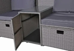 mutoni pleasure Garten Liegeinsel Saint-Tropez Grau><noscript><img width=