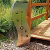 mutoni pleasure Garten Pflanzsaule Schwalbe Edelstahl Silber> Gartendeko