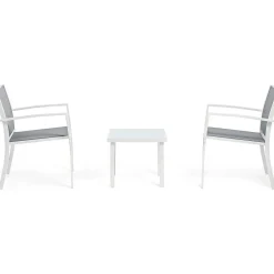 mutoni lifestyle Garten Sitzgruppe Auri Weiss (3-Teilig)><noscript><img width=