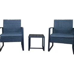 mutoni sweet home Garten Sitzgruppe Dreflic Anthrazit (5-Tlg)> Balkon-Sets