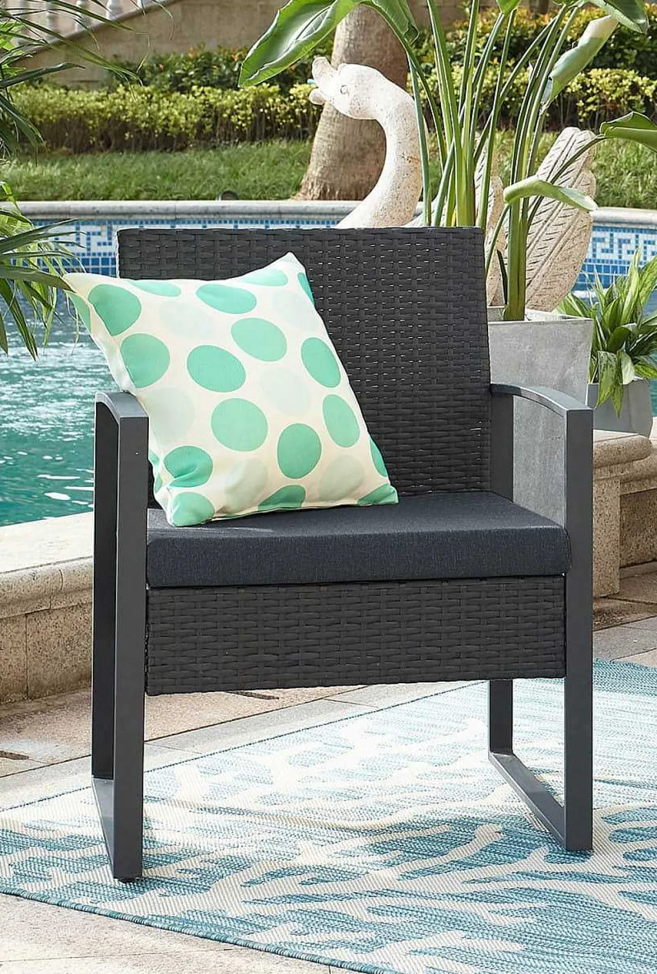 mutoni sweet home Garten Sitzgruppe Dreflic Anthrazit (5-Tlg)> Balkon-Sets