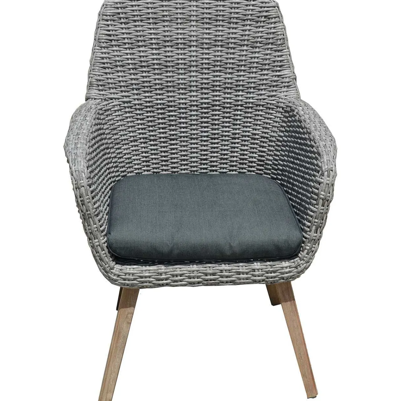 mutoni pleasure Garten Sitzgruppe Rapallo Akazie Natur Grau (3-Tlg)> Balkon-Sets