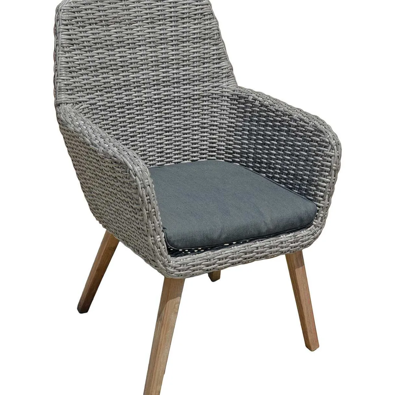 mutoni pleasure Garten Sitzgruppe Rapallo Akazie Natur Grau (3-Tlg)> Balkon-Sets
