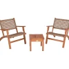 mutoni pleasure Garten Sitzgruppe Sonora Natur (3-Er Set)> Balkon-Sets