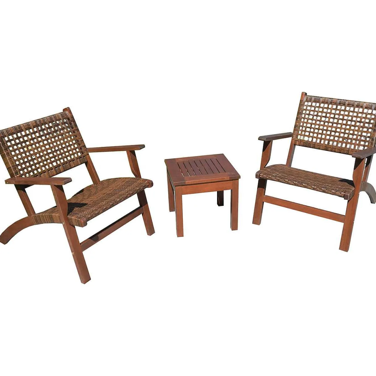 mutoni pleasure Garten Sitzgruppe Sonora Braun (3-Er Set)> Balkon-Sets