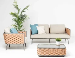 mutoni ethnic Garten Sofa Manhattan Powder Pink> Gartensofas