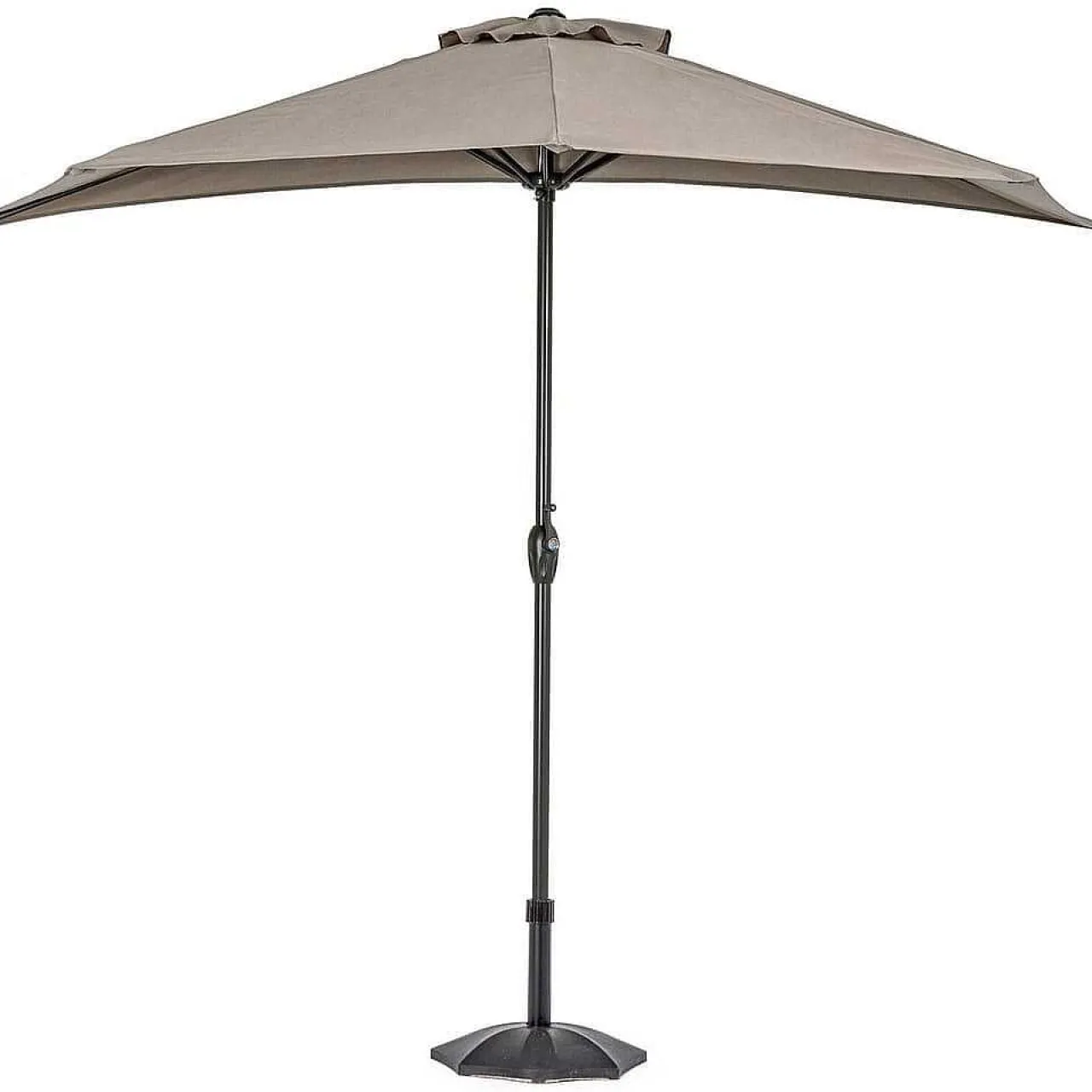 mutoni lifestyle Garten Sonnenschirm Kalife Halbrund Grau> Stockschirme