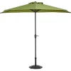 mutoni lifestyle Garten Sonnenschirm Kalife Halbrund Grun> Stockschirme