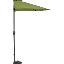mutoni lifestyle Garten Sonnenschirm Kalife Halbrund Grun> Stockschirme