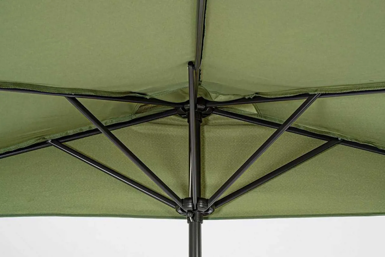 mutoni lifestyle Garten Sonnenschirm Kalife Halbrund Grun> Stockschirme