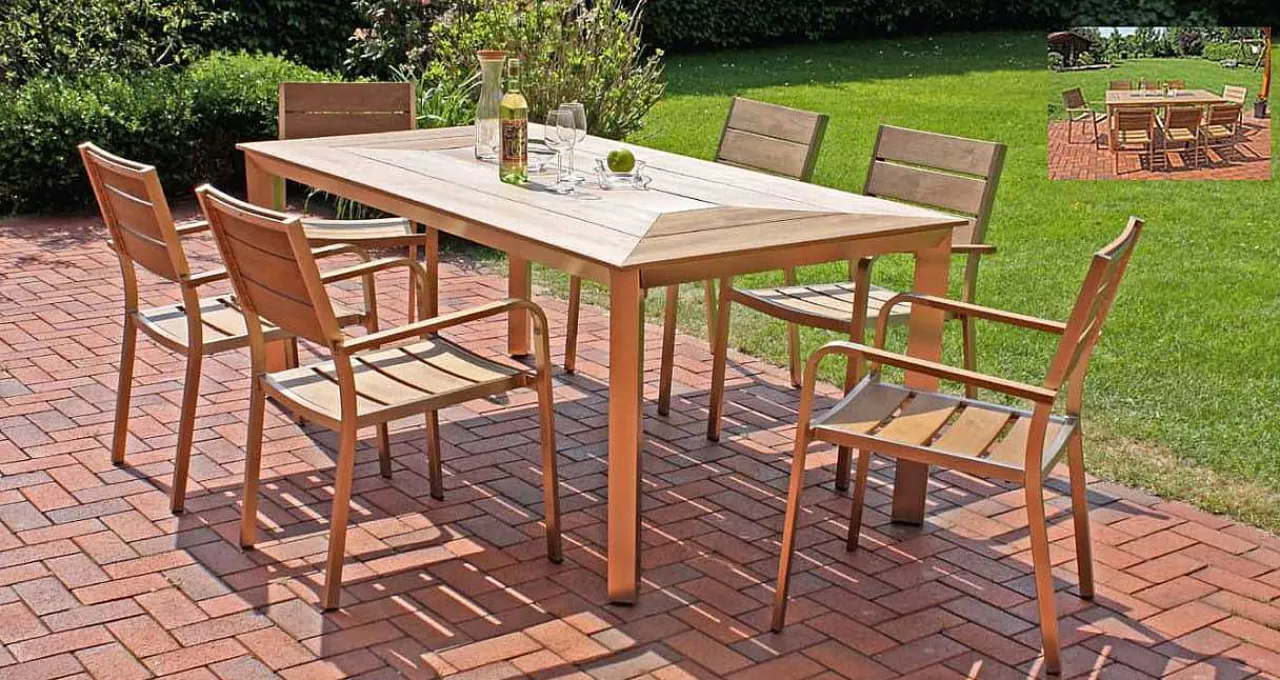 mutoni pleasure Garten Stapelstuhl Florence Braun> Stapelstühle