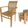 mutoni pleasure Garten Stapelstuhl Java Teak Natur> Stapelstühle