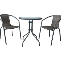 mutoni pleasure Garten Stapelstuhl Lida Dunkelgrau><noscript><img width=
