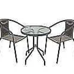 mutoni pleasure Garten Stapelstuhl Lida Dunkelgrau><noscript><img width=