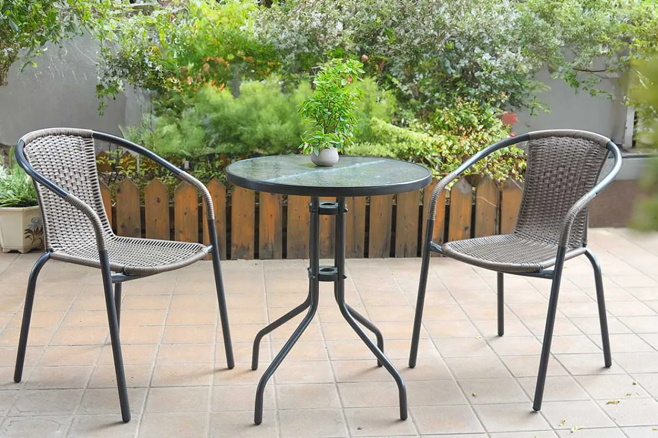 mutoni pleasure Garten Stapelstuhl Lida Dunkelgrau> Stapelstühle