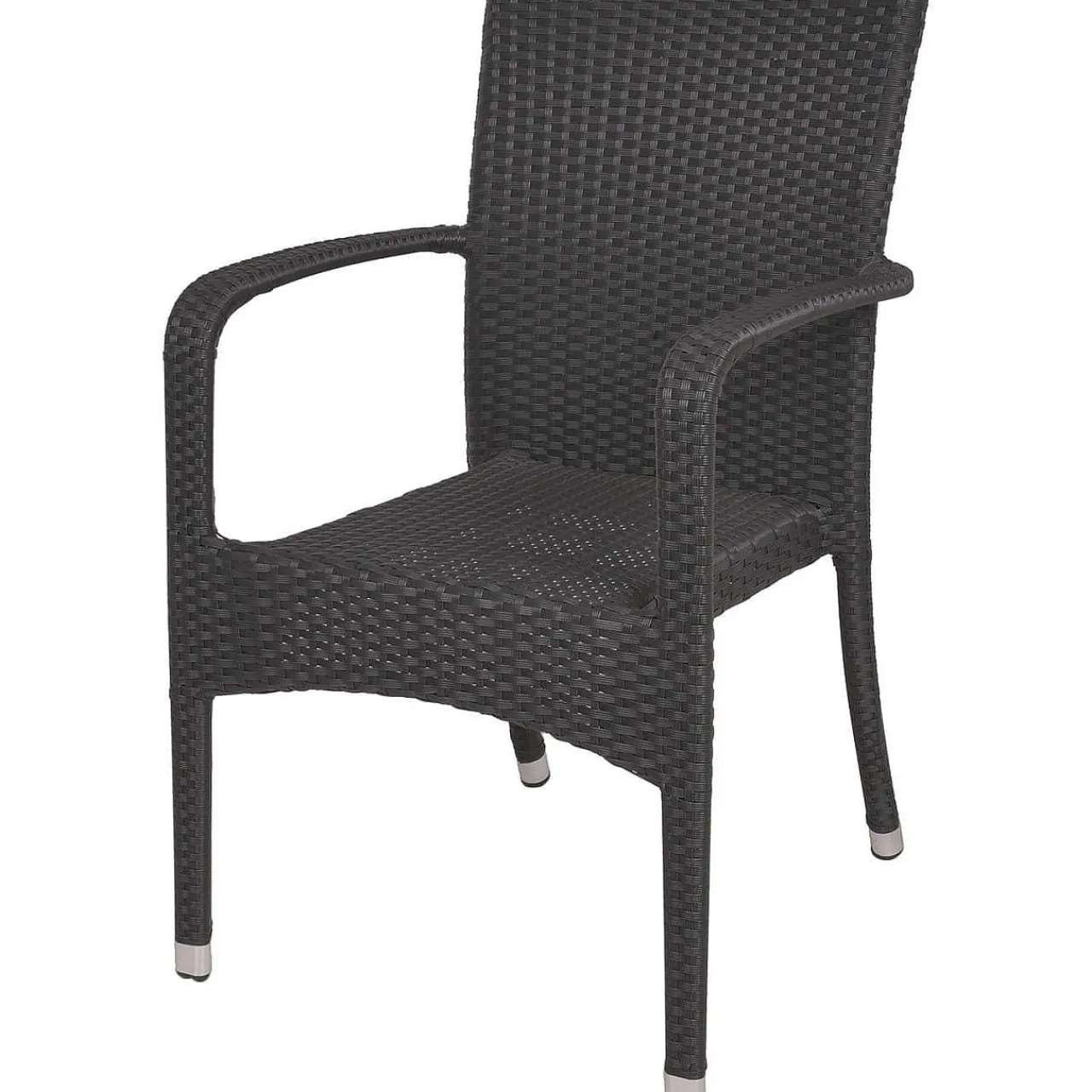 mutoni pleasure Garten Stapelstuhl London Schwarz (2-Er Set)> Stapelstühle