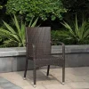 mutoni pleasure Garten Stapelstuhl London Braun> Stapelstühle