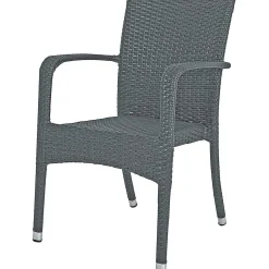 mutoni pleasure Garten Stapelstuhl London Grau> Stapelstühle
