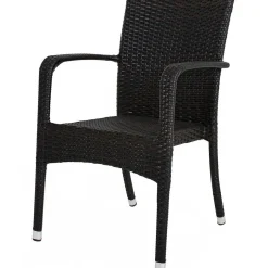 mutoni pleasure Garten Stapelstuhl London Braun (2-Er Set)><noscript><img width=