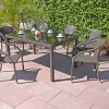 mutoni pleasure Garten Stapelstuhl Riga Braun (2-Er Set)> Stapelstühle