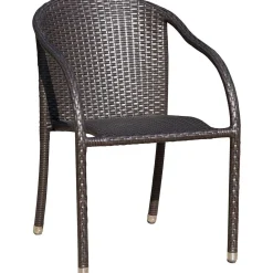 mutoni pleasure Garten Stapelstuhl Riga Braun (2-Er Set)> Stapelstühle
