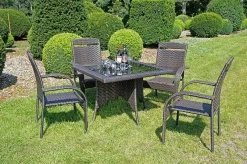 mutoni pleasure Garten Stapelstuhl Turin Dunkelbraun><noscript><img width=