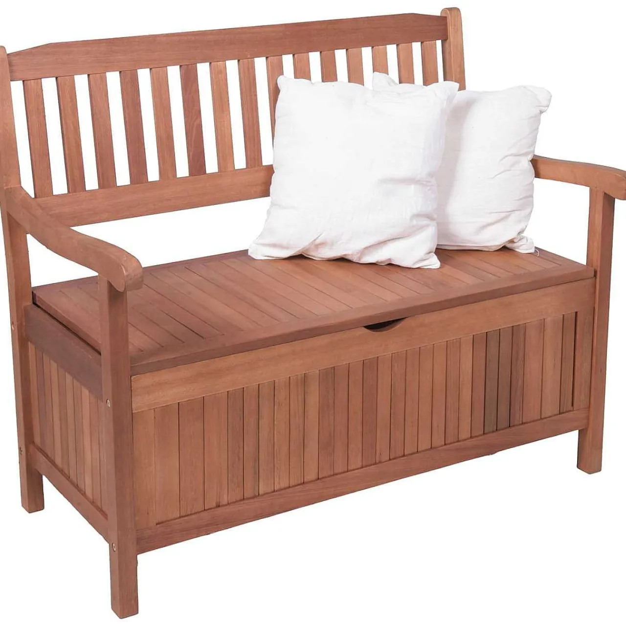 mutoni pleasure Gartenbank Houston Eukalyptus Braun 107> Gartenbänke