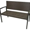 mutoni pleasure Gartenbank Sanremo Braun 116> Gartenbänke