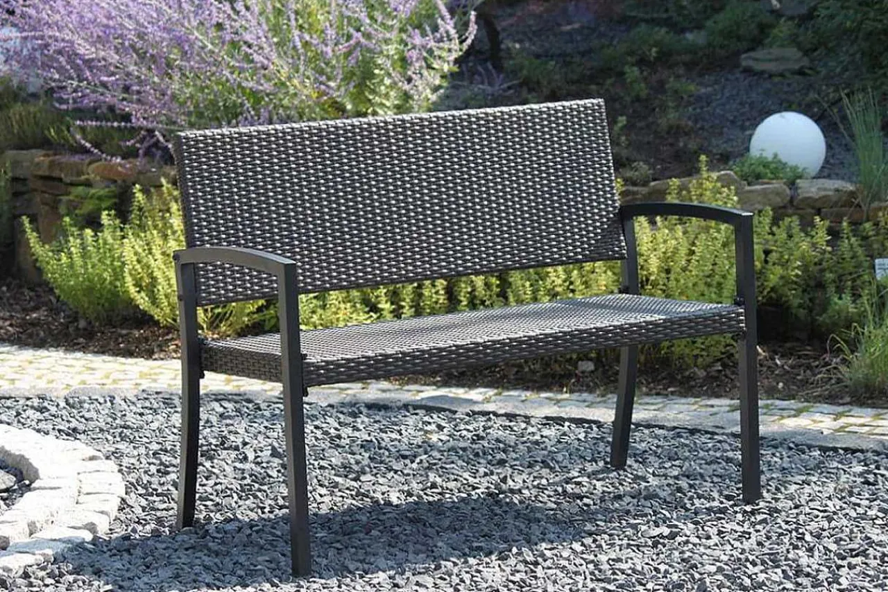 mutoni pleasure Gartenbank Sanremo Braun 116> Gartenbänke