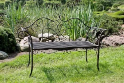 mutoni pleasure Gartenbank Selene Stahl Schwarzbraun 143><noscript><img width=