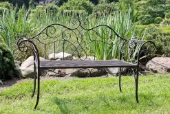 mutoni pleasure Gartenbank Selene Stahl Schwarzbraun 143><noscript><img width=
