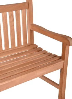 mutoni pleasure Gartenbank Solo Teak Natur 122> Gartenbänke
