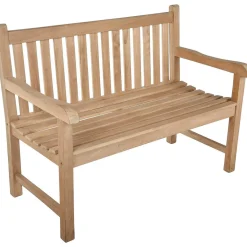 mutoni pleasure Gartenbank Solo Teak Natur 122> Gartenbänke