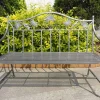 mutoni pleasure Gartenbank Talin Eisen Silber 111> Gartenbänke