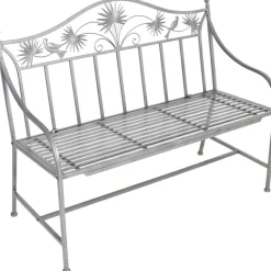 mutoni pleasure Gartenbank Talin Eisen Silber 111> Gartenbänke