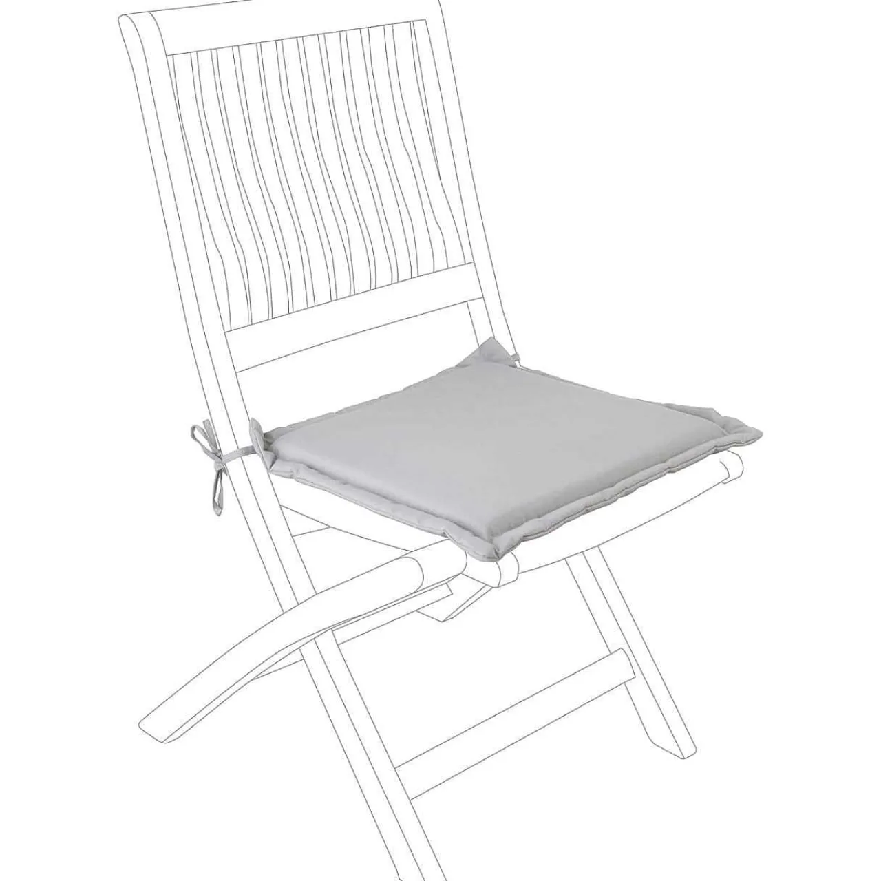 mutoni lifestyle Gartenkissen Fur Quadratische Sitzflache 42X42 Taupe> Kissen Gartenmöbel