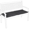 mutoni lifestyle Gartenkissen Fur 2-Sitzer Bank Olefin 115X47 Anthrazit> Kissen Gartenmöbel